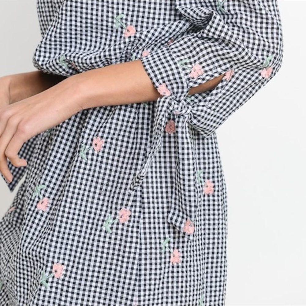 ✨ GINGHAM OFF-SHOULDER DRESS ✨ - Picture 5 of 6